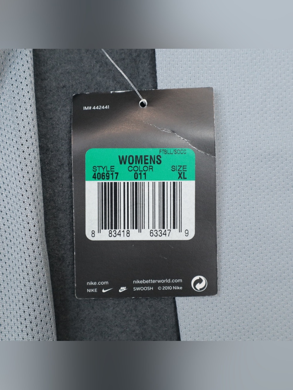 NWT Nike USA Women’s National Team Soccer 2011 Jersey Jacket Gray Size XL - Picture 3 of 9